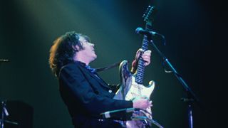 Rory Gallagher live onstage on 1987