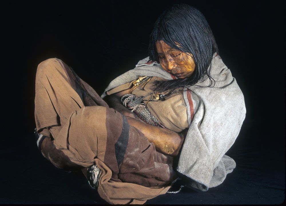 one of three Incan child mummies called the Maiden