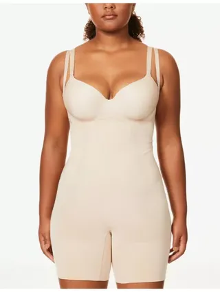 Oncore Open-Bust Stretch-Jersey Body