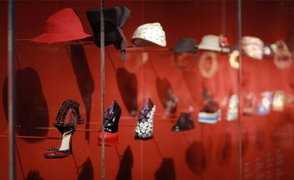 Miuccia Prada's outstandingly elaborate shoes at New York's Costume Institute of the Metropolitan Museum of Art