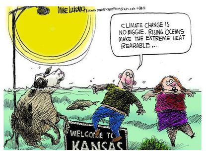 Editorial cartoon Climate Chanage