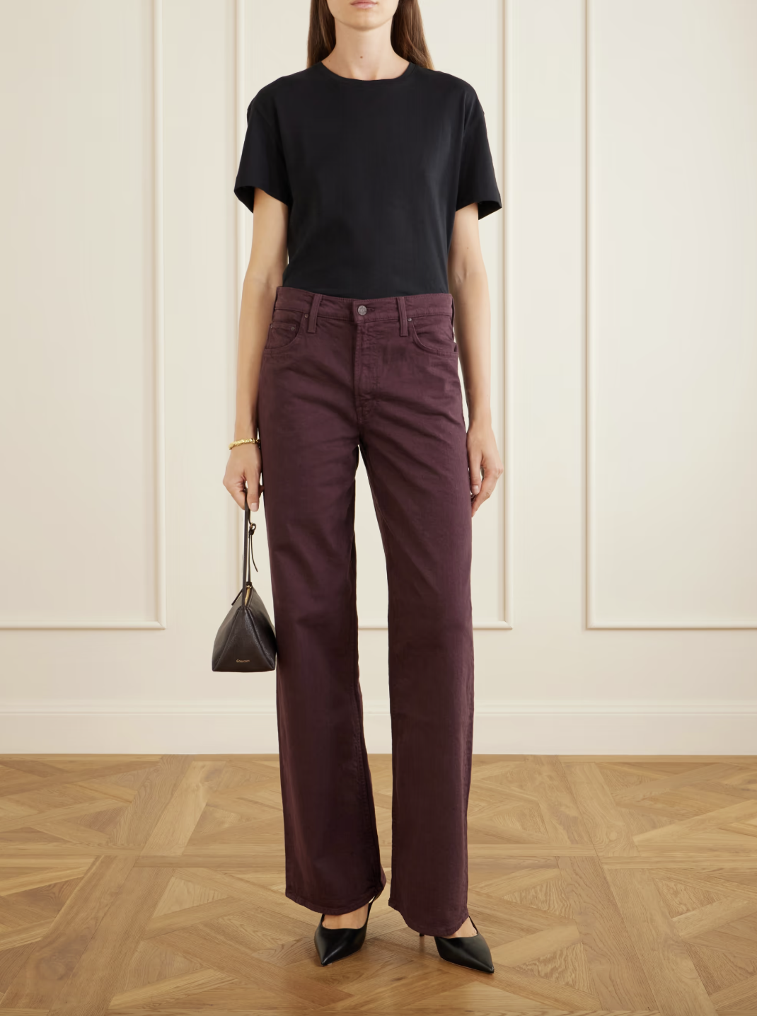 MOTHER, The Rerun High-Rise Wide-Leg Jeans
