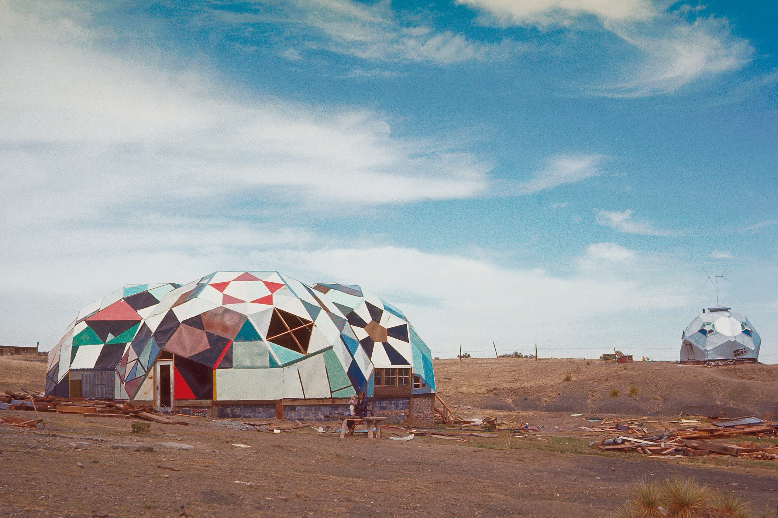 Clark Richert, The Complex, Drop City (exterior), c. 1966