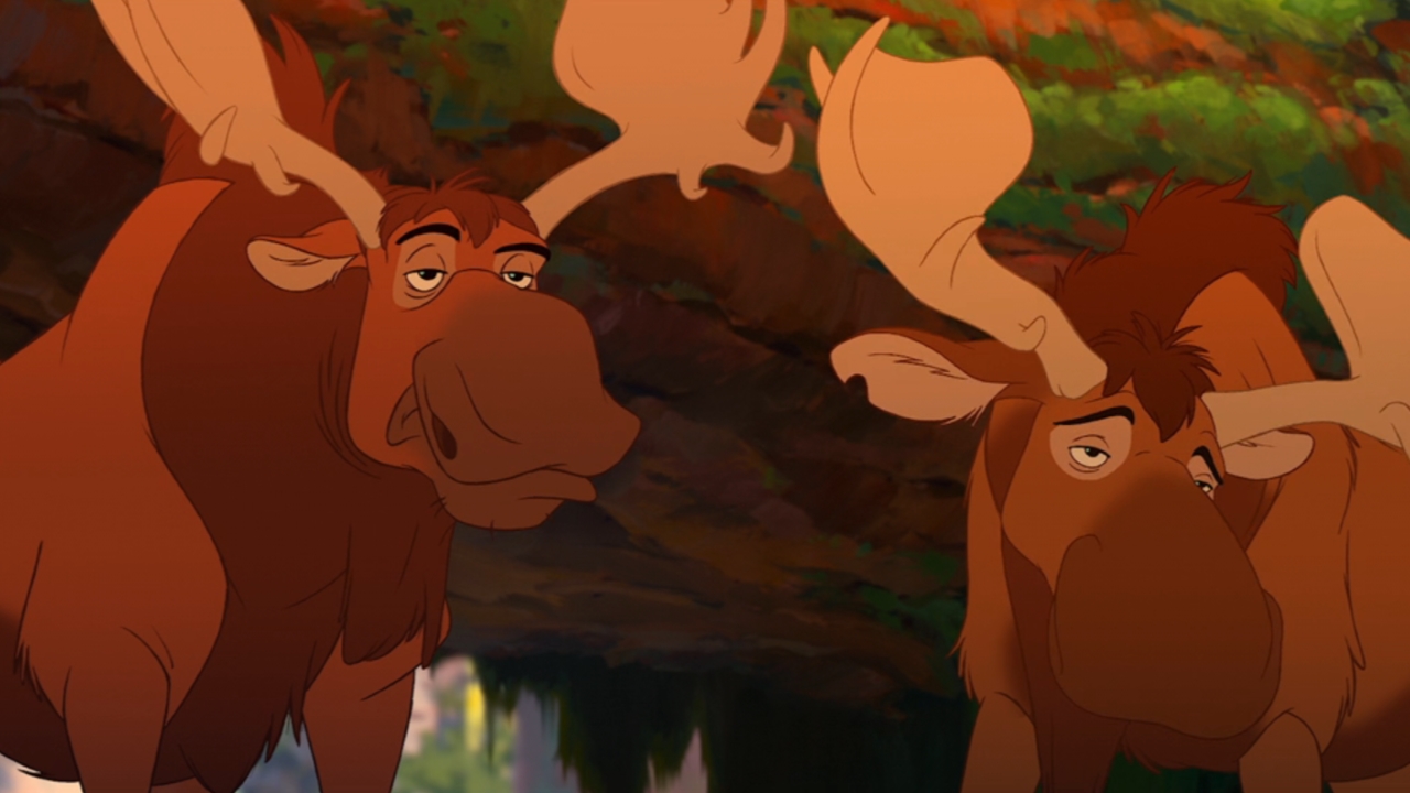 Rutt and Tuke looking exasperated in Brother Bear