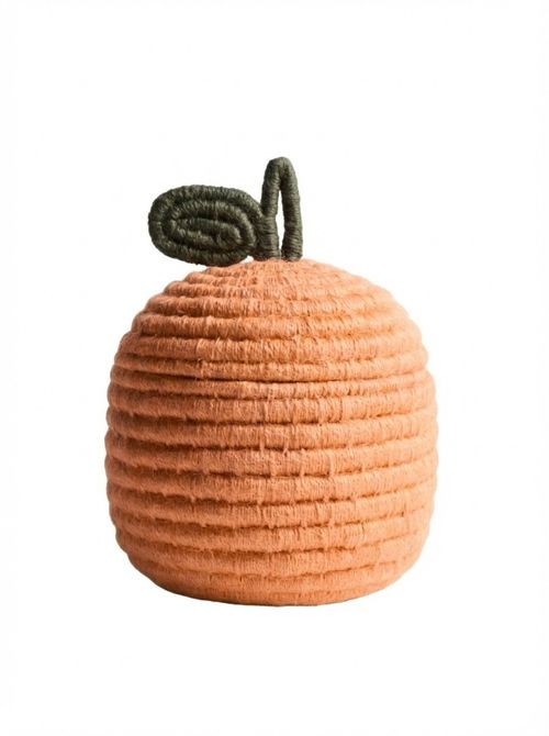 Orange-shaped storage basket
