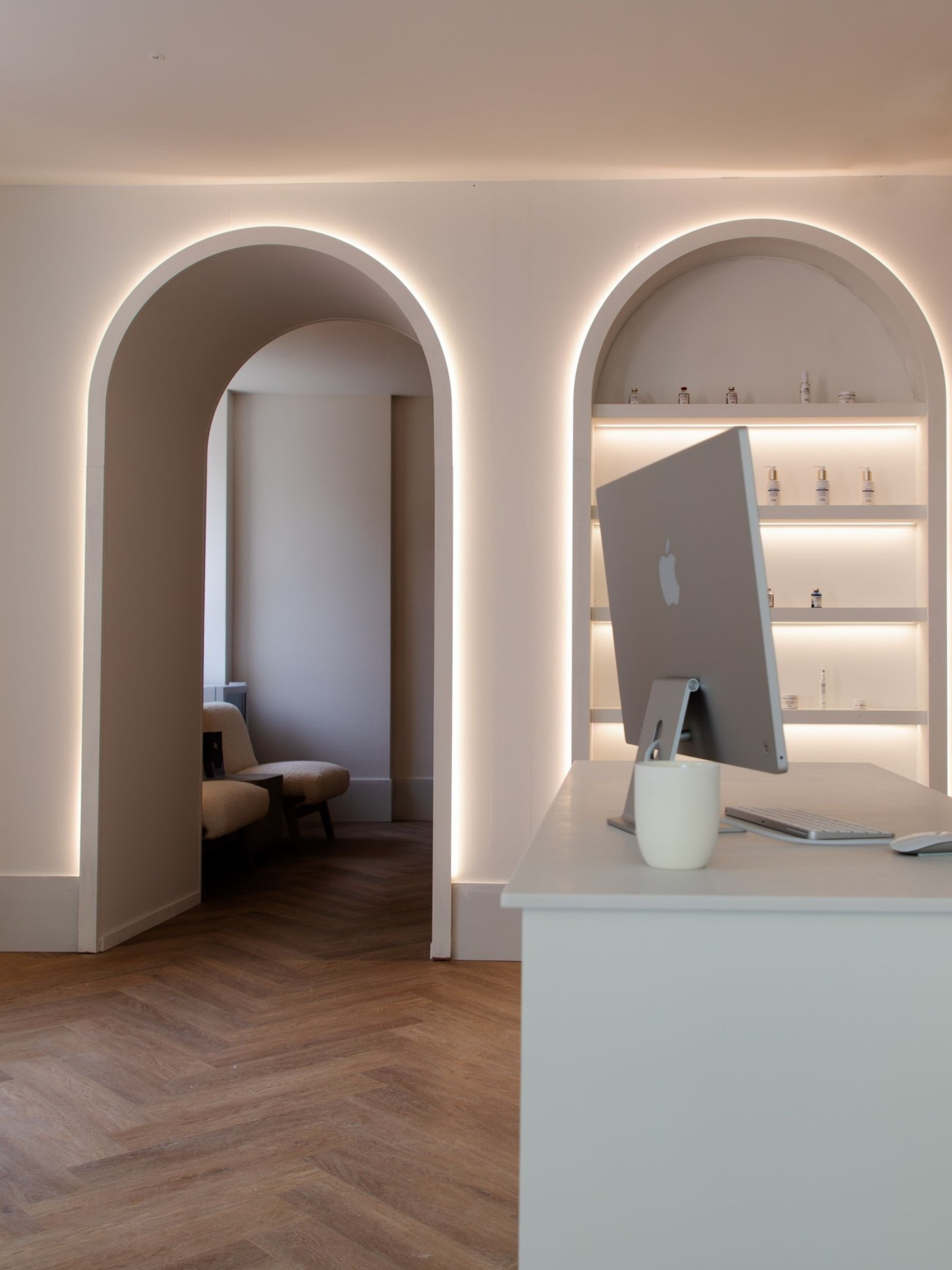 The interiors of The Aesthetics Club