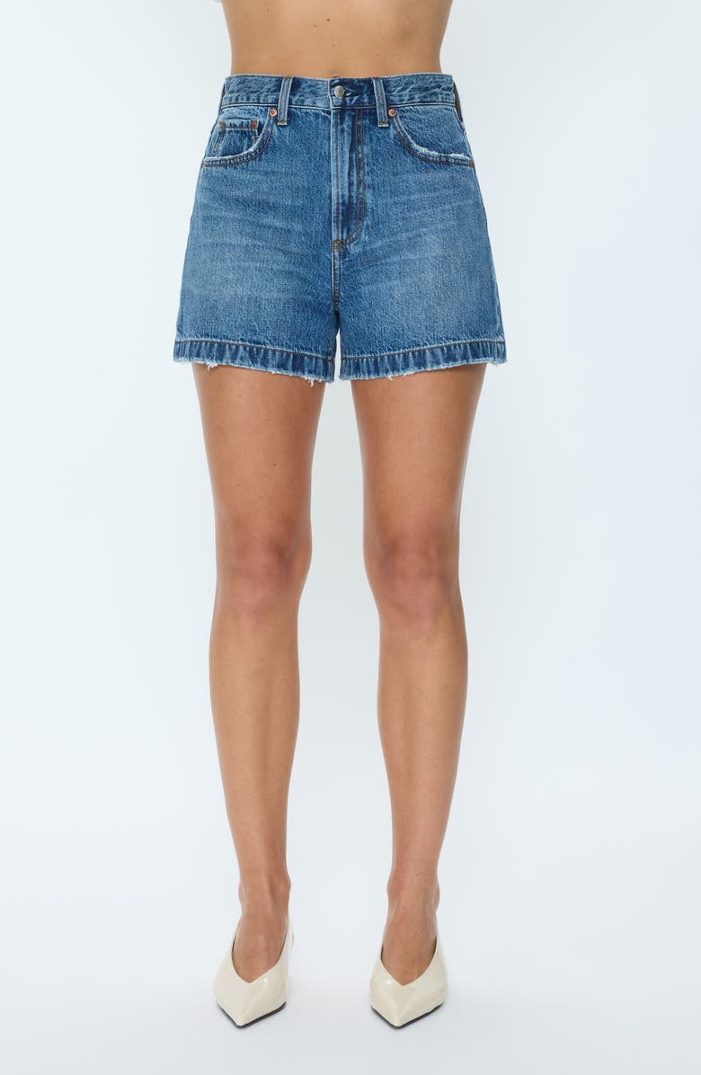 Saige High Waist Denim Shorts