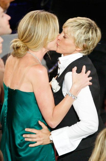 Portia de Rossi and Ellen DeGeneres