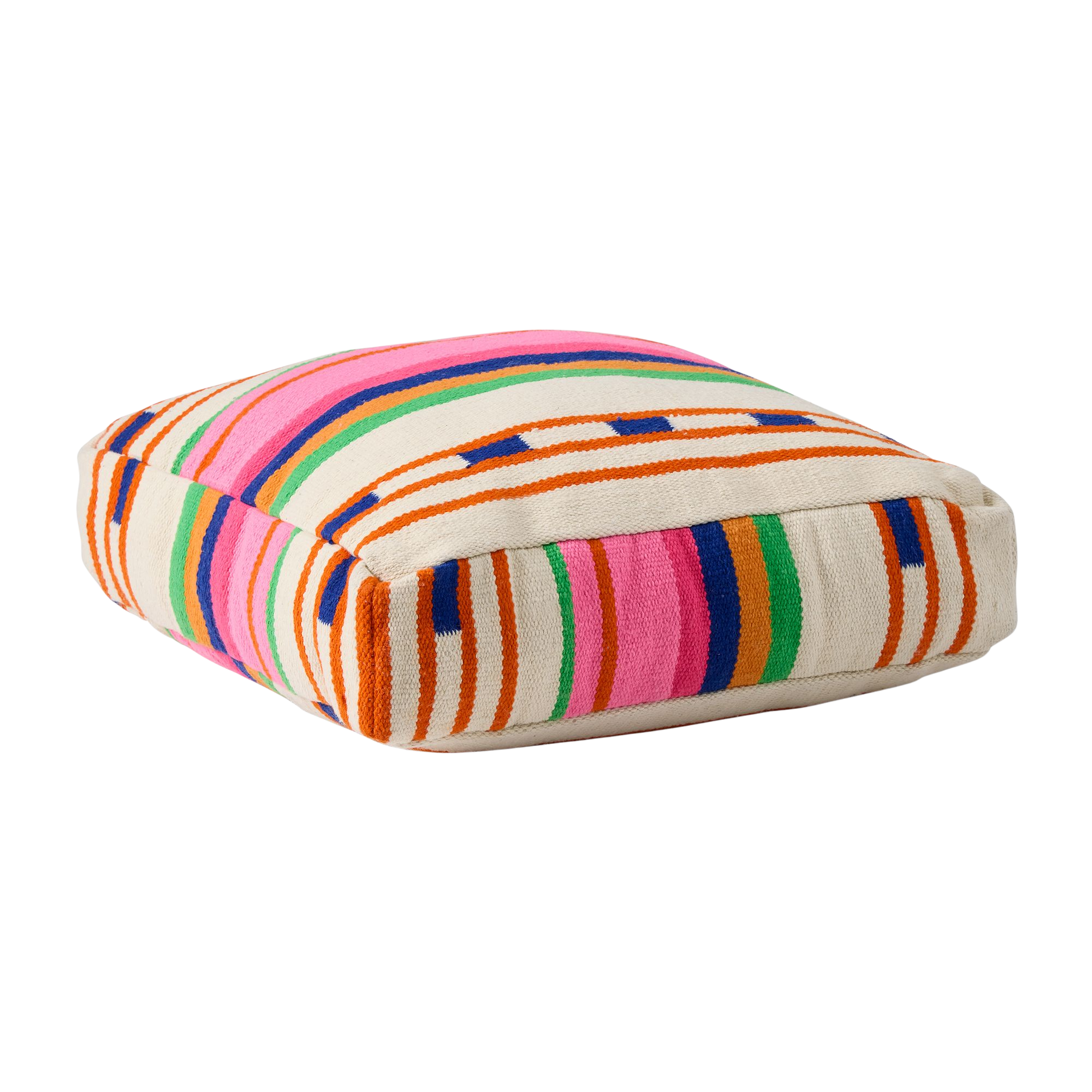 colorful floor pillow 
