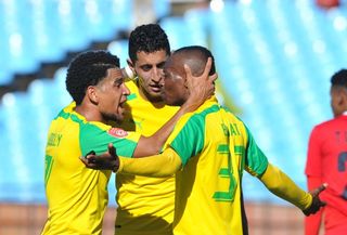 Keagan Dolly, Khama Billiat and Leonardo Castro