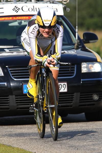 Medalist at the 2009 Worlds in the TT, Linda Villumsen (HTC - Columbia Women)