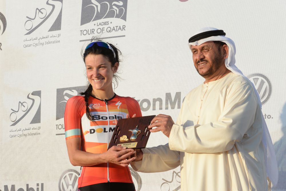 Lizzie Armitstead (Boels Dolmans) winner of stage 3