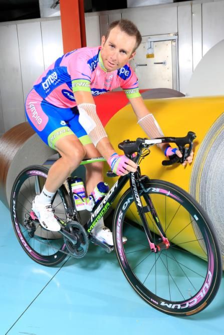 Daniele Pietropolli was bandaged up for his photos