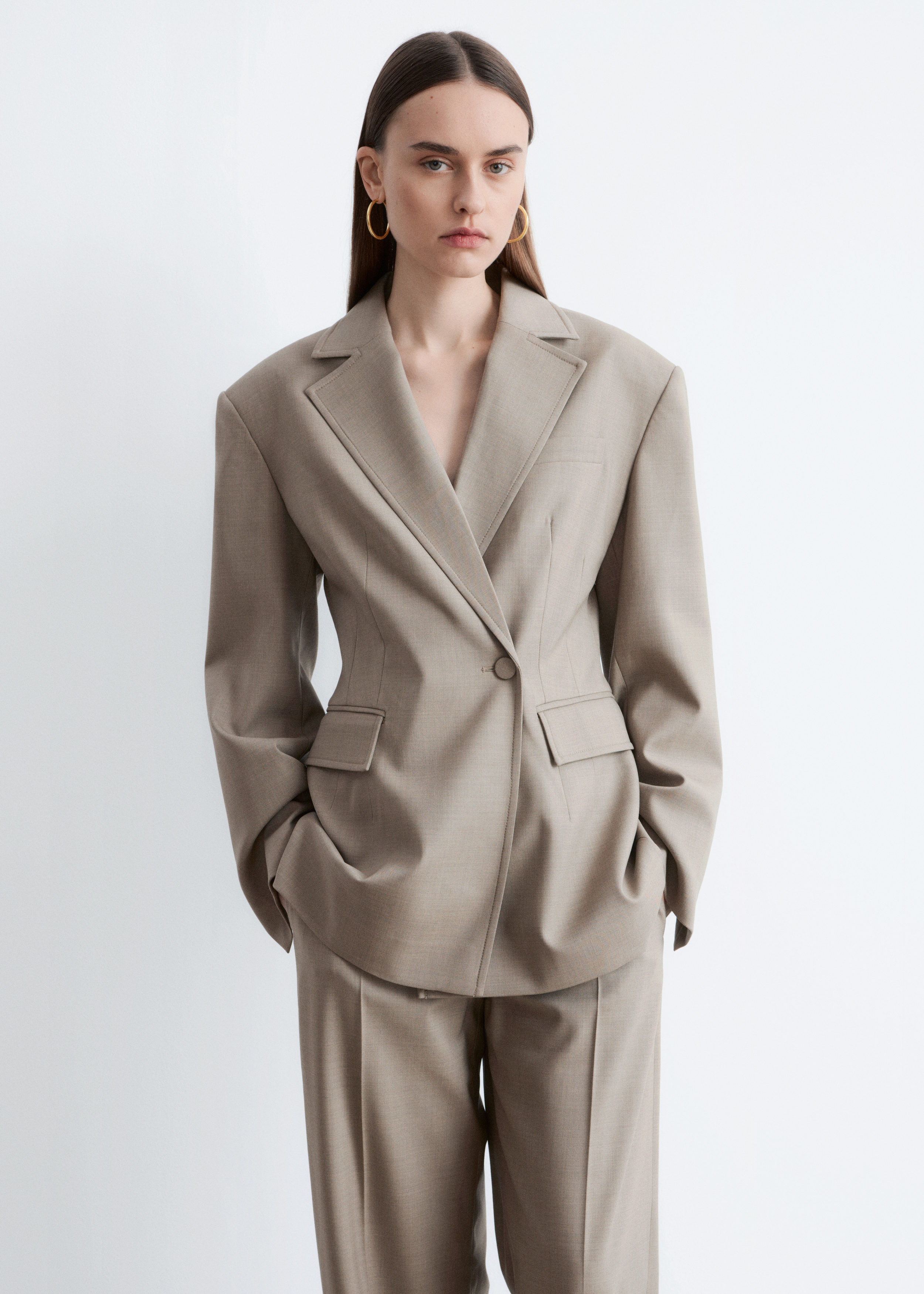 Tapered Merino-Wool Blazer