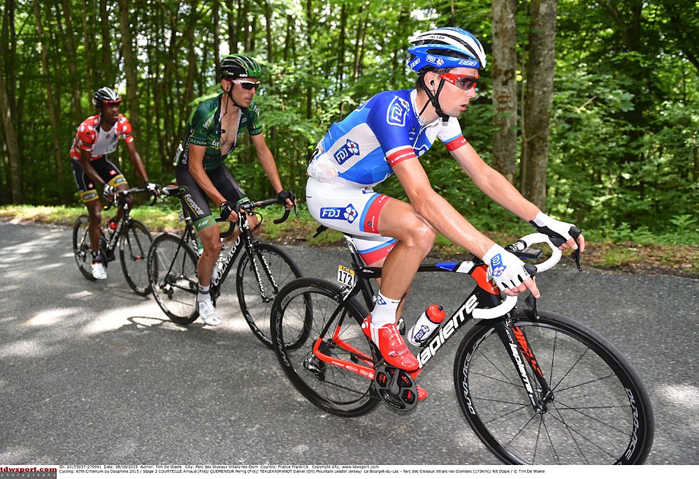 FDJ's Arnaud Courteille was in the day's breakaway