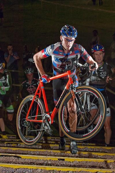 Crowd favorite, Ryan Trebon, appeared slowed by road-rash from his crash in Seattle last weekend.