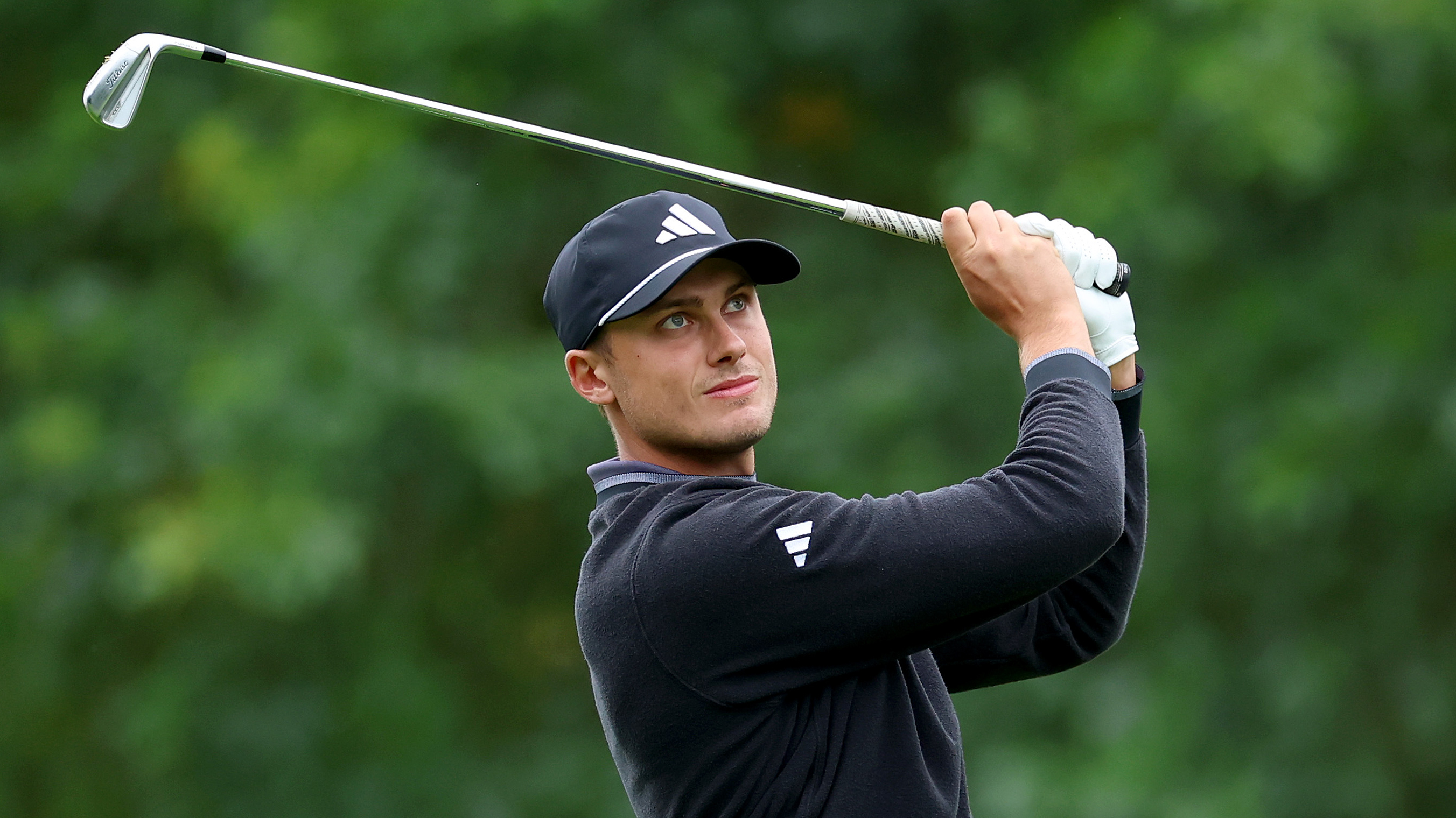 Photo of Ludvig Aberg using a golf pride grip