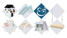 collage of kids playroom items from Smart Playrooms