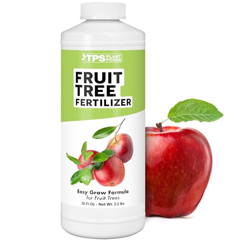 Tps Nutrients Fruit Tree Fertilizer for All Fruit Trees Peach, Apple, and Pear, Liquid Plant Food, 32 Oz (1 Quart)
