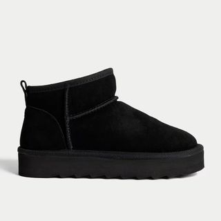 M&S mini black UGG boot lookalikes