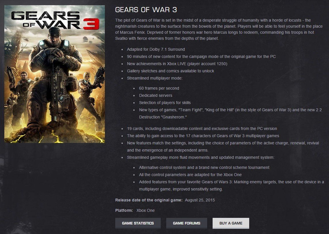 Gears of War 3's New Multiplayer Characters Leaked Through Images