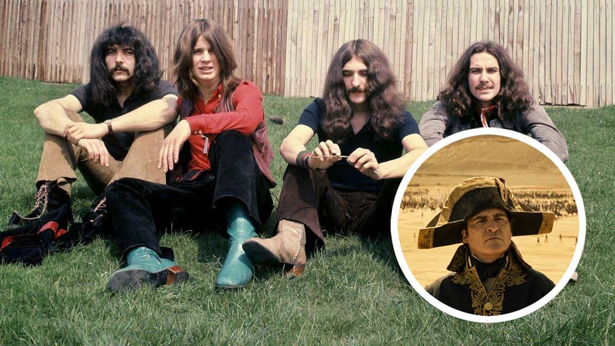 A young Black Sabbath sitting in a back garden, plus Joaquin Phoenix as Napoleon