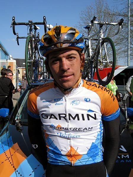 Steven Cozza (Garmin - Slipstream) was on the attack today.