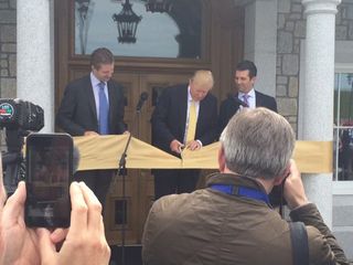 Donald Trump opening the clubhouse at Trump International