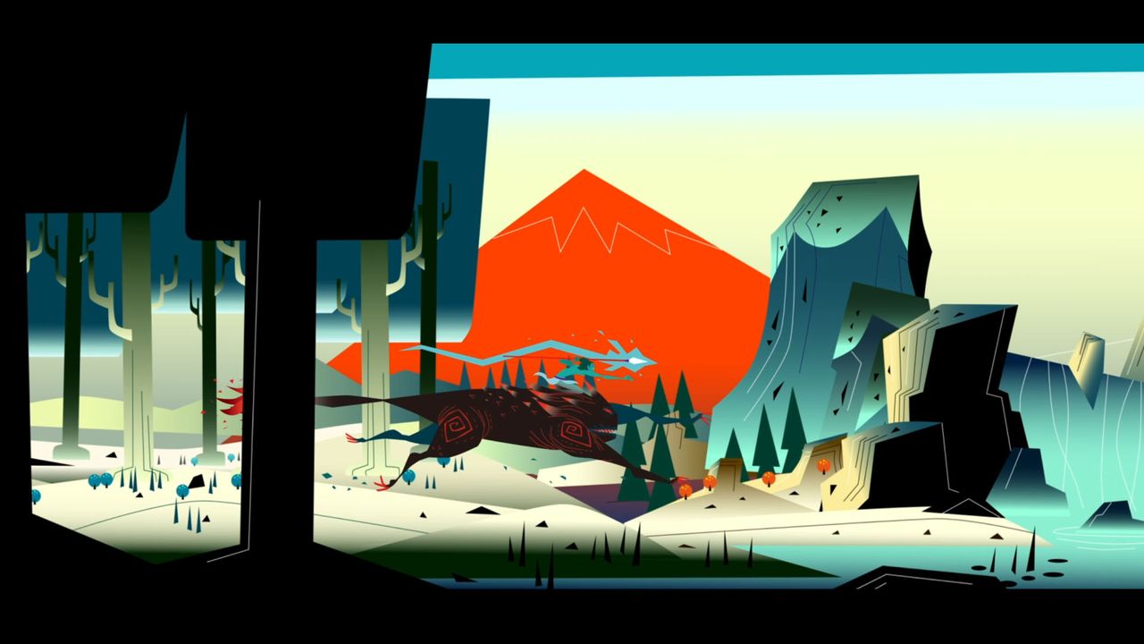 Stylised art from an indie video game