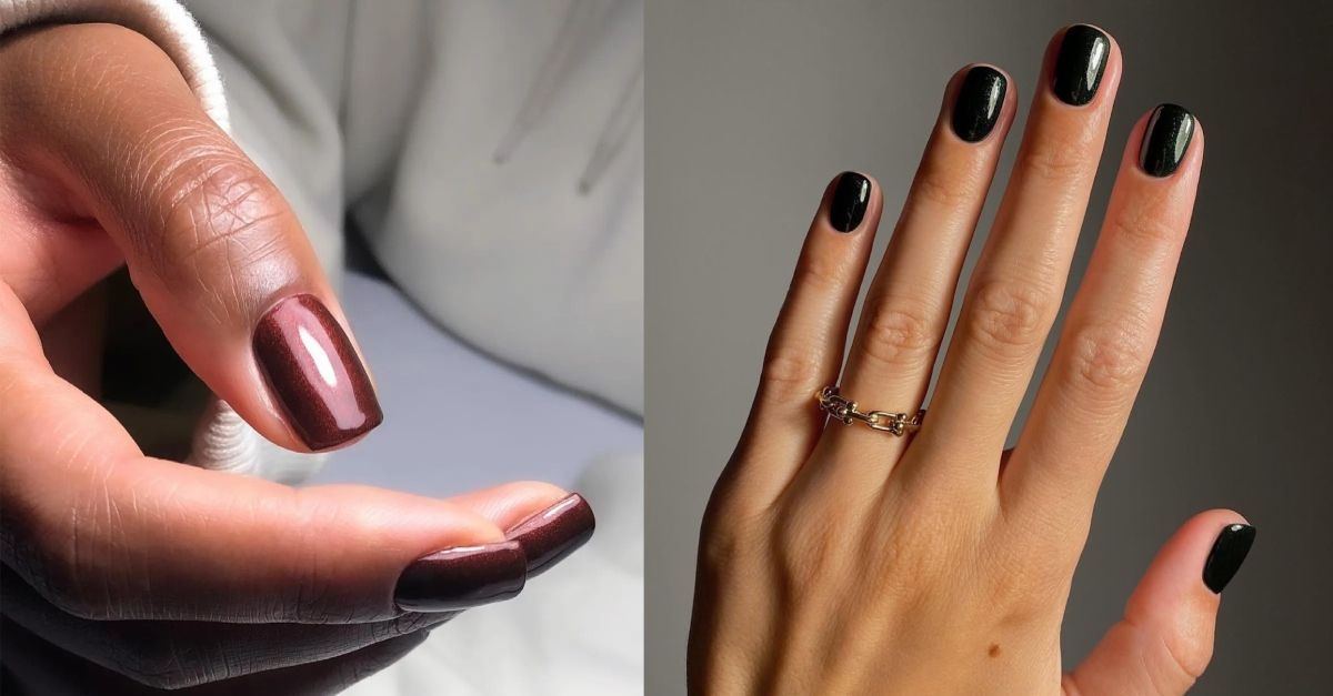 FYI: There's Nothing More Effortless and Luxe That Wearing a Dark Manicure