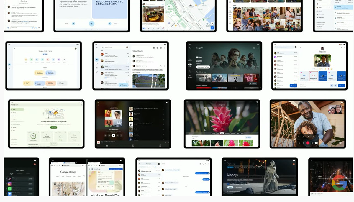 A screengrab from Google IO 2022