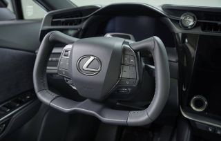 Lexus RZe steering yoke electric car