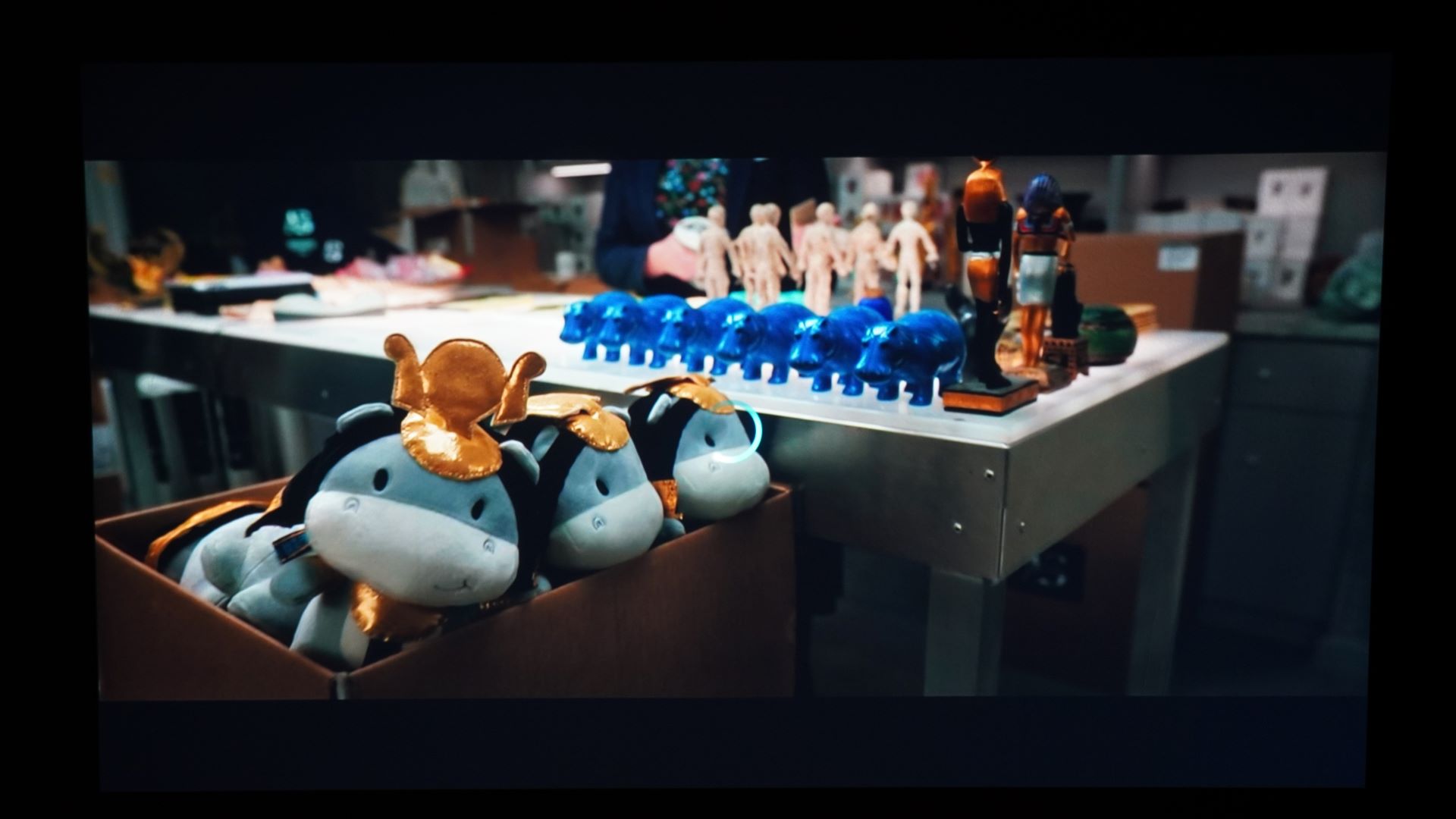 Epson EF-22 shows off images from animated movie with toys