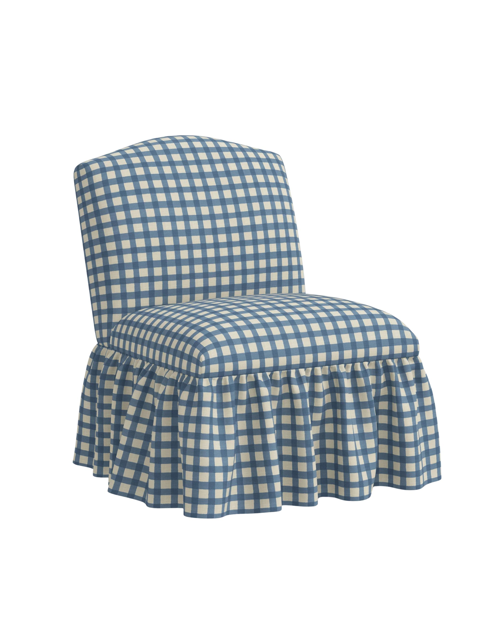 Midbury Accent chair in Blue Gingham