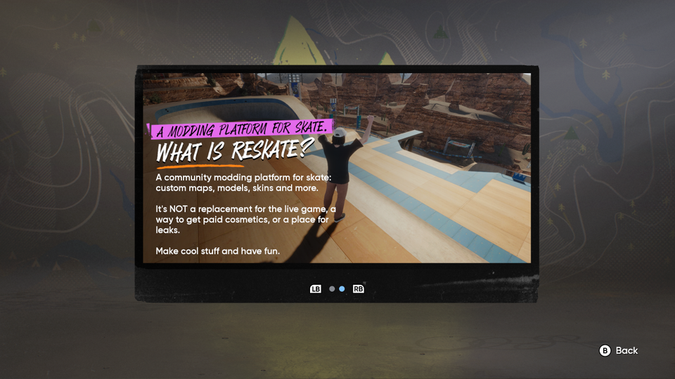 Skate has been de-live serviced by ReSkate, a modding platform downloaded 350,000 times—devs say they will comply if EA's lawyers come knocking