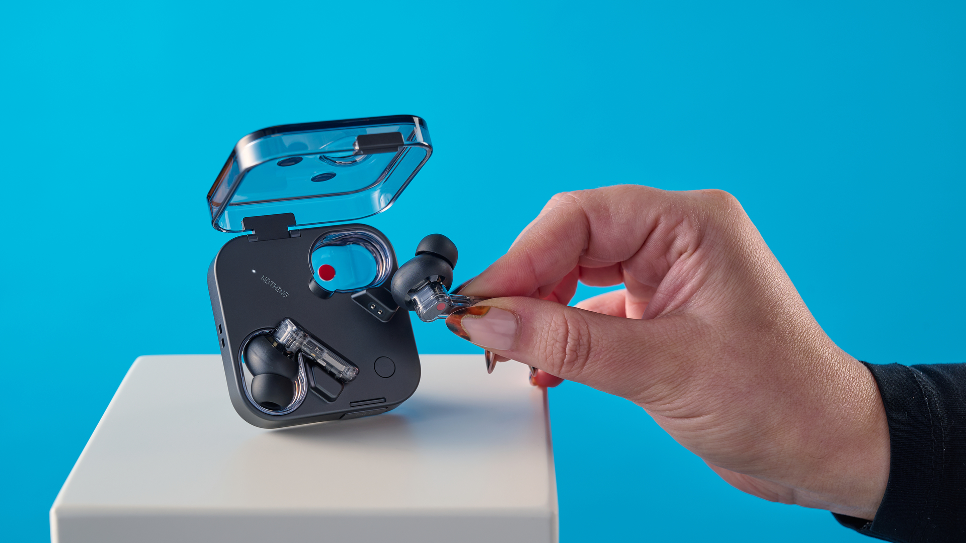 Nothing Ear 3 wireless earbuds in black