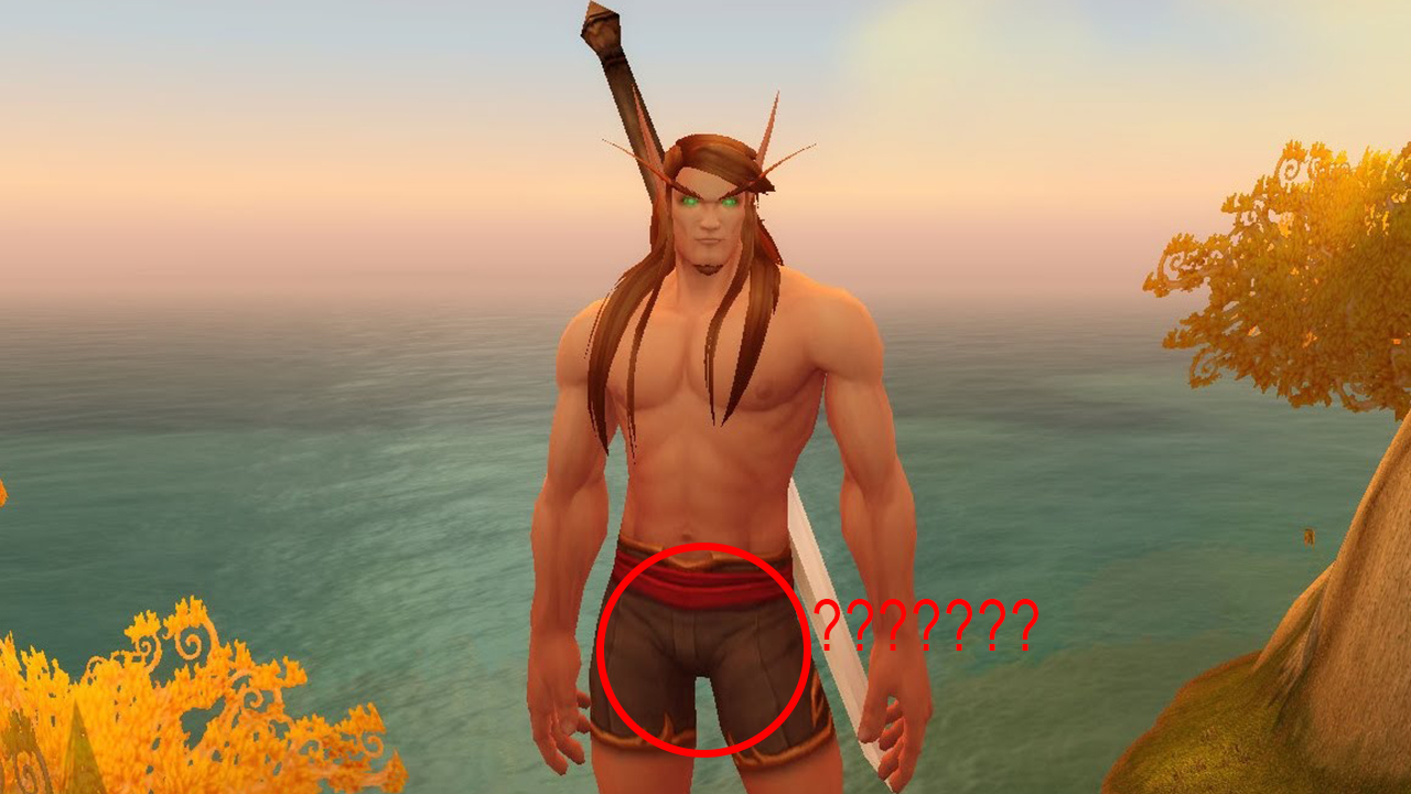 This WoW player calculated the size of each races genitals for some reason