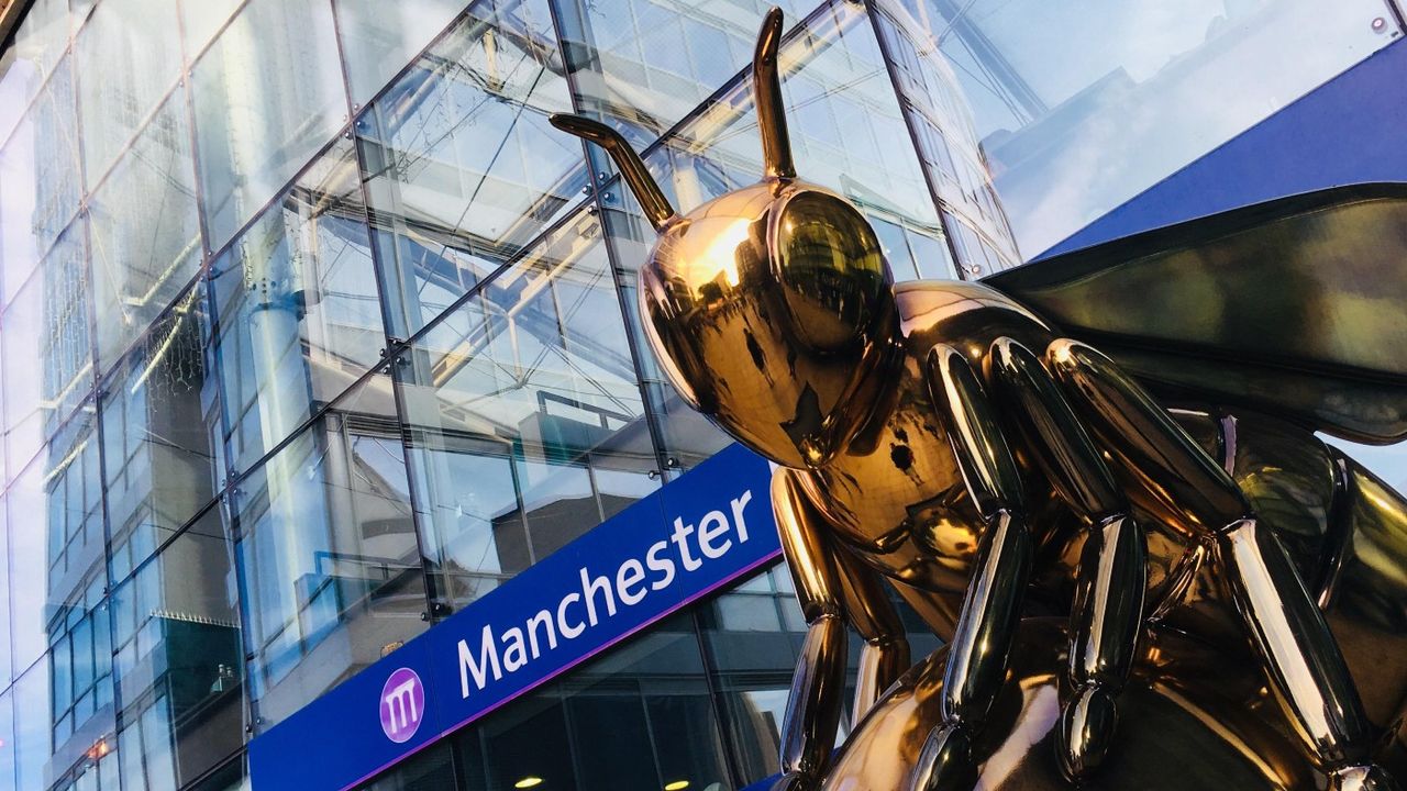 The Manchester bee is the symbol of the city 