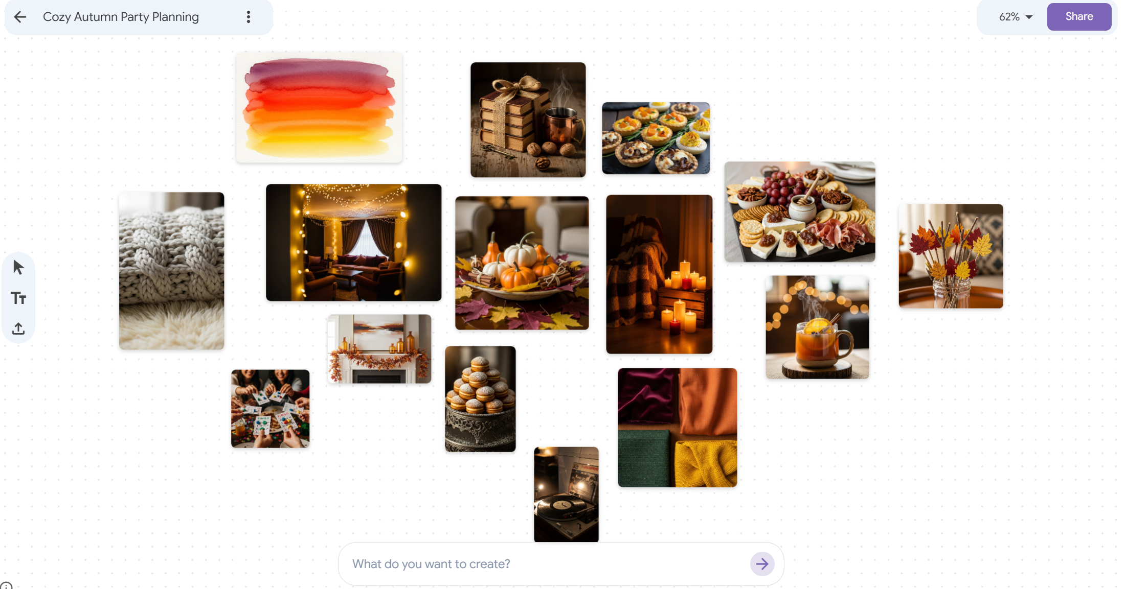 Mixboard generation screenshot