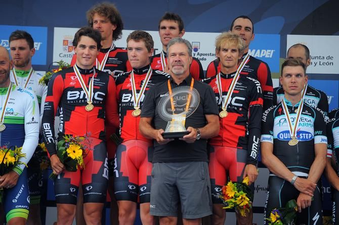 BMC with team manager Jim Ochowicz