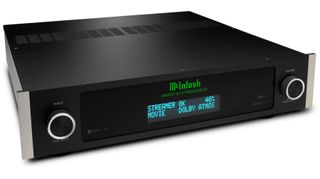 McIntosh MX200 AV processor on a white background