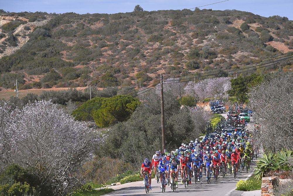 Scenery along the route of stage 2 at Volta ao Algarve