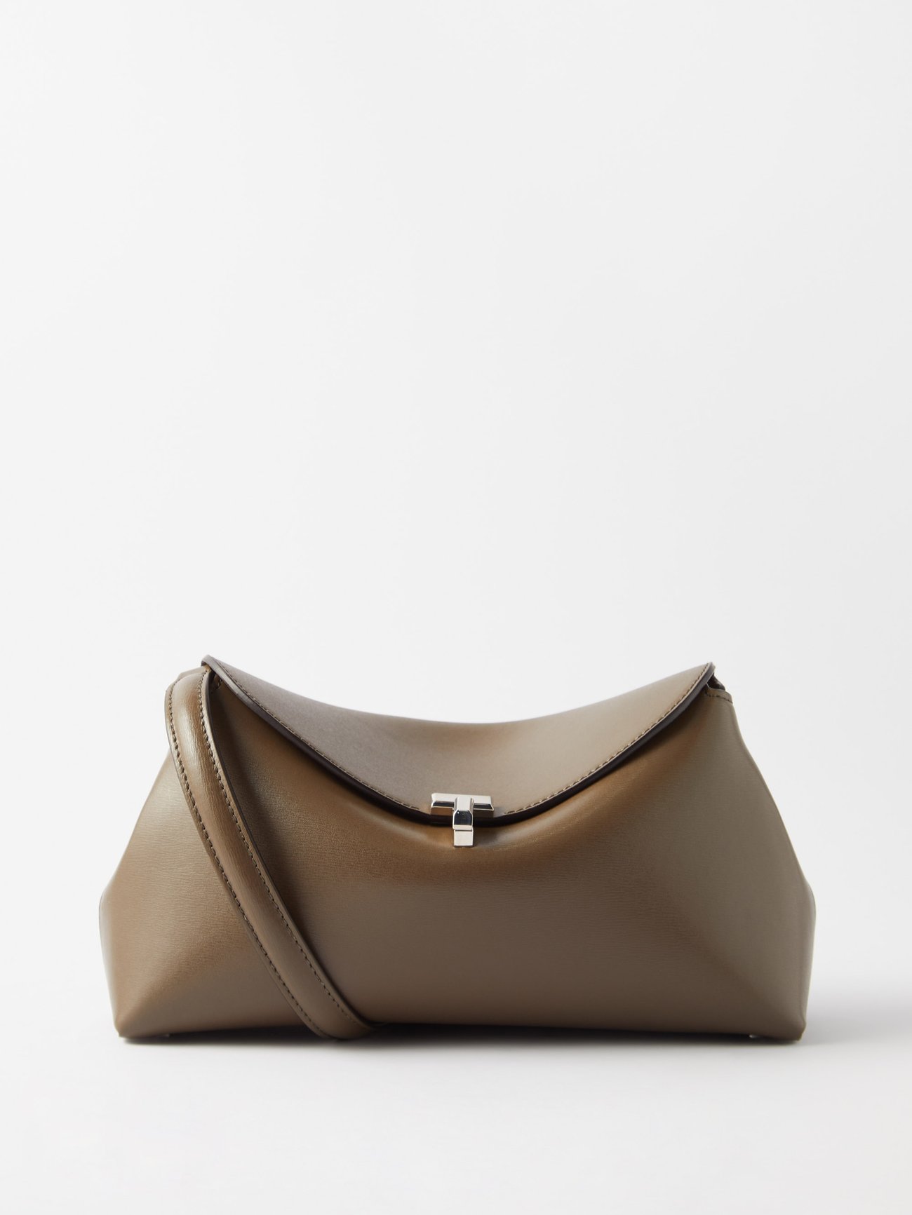 Grained-Leather Cross-Body Bag