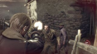Resident Evil 4 remake guide leon fights in village