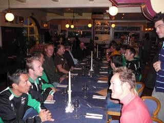 The DFL/Cyclingnews team dinner