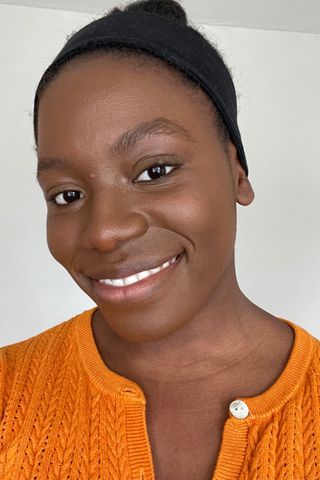Ata-owaji Victor testing the best foundation for dark skin