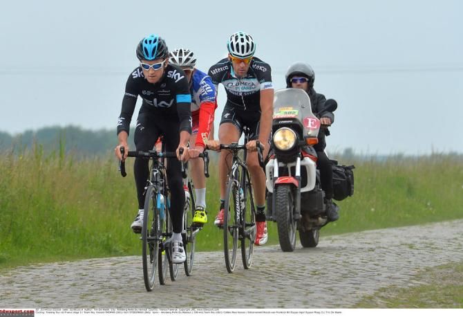 Geraint Thomas (Team Sky) is experienced on the cobbles