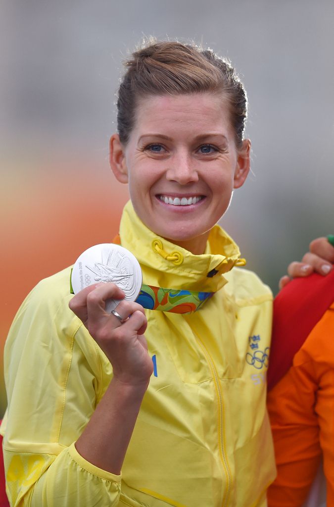 Silver medallist for the second time, Emma Johansson (Sweden)