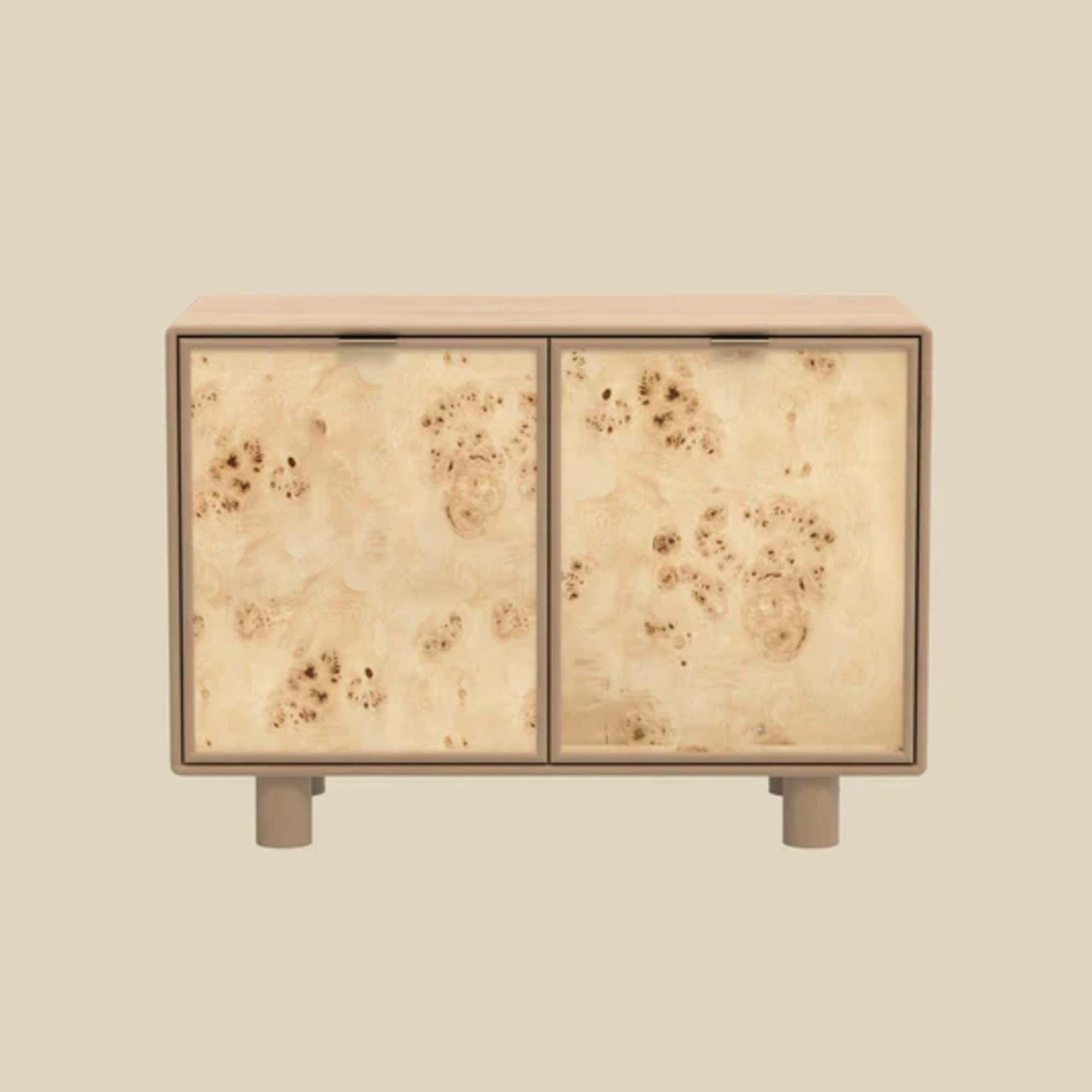 Fableroom Aurea Burl Two Door Cabinet - Natural