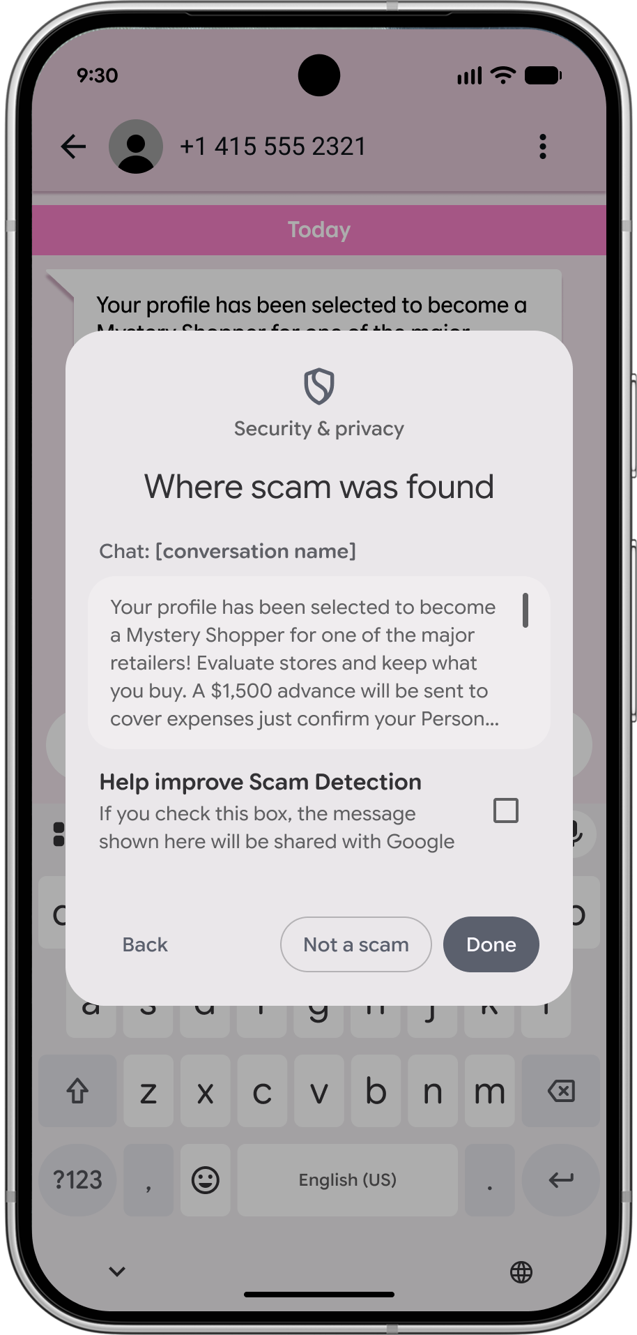 Pixel scam detection upgrades as part of Google's September Feature Drop